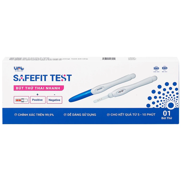 Bút thử thai nhanh Safefit cho kết quả nhanh với độ chính xác cao