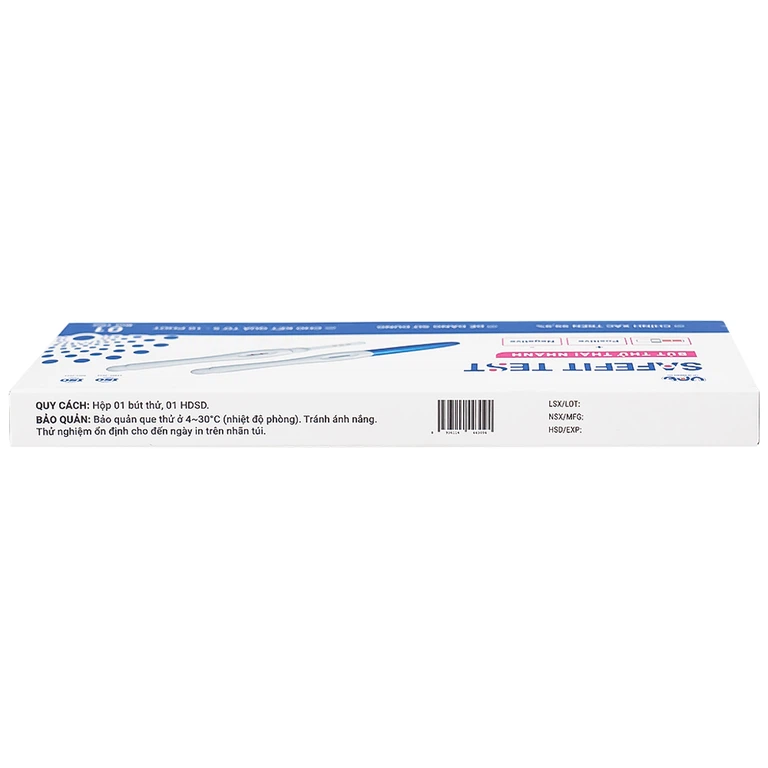 Bút thử thai nhanh Safefit cho kết quả nhanh với độ chính xác cao