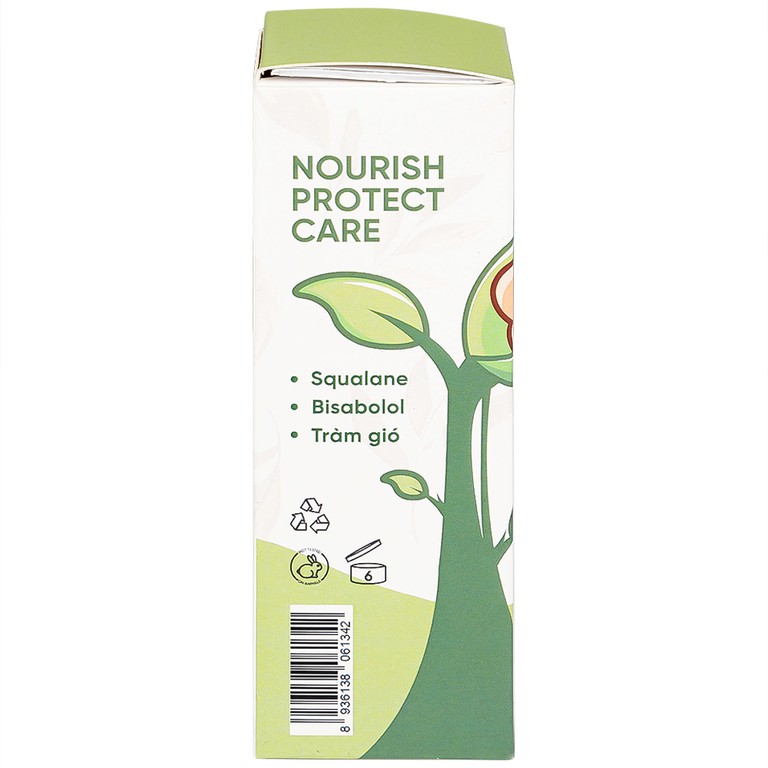 Dầu Massage Cho Bé Nourish & Care Baby Oil Coboté 50ml dưỡng ẩm, dịu vết công trùng cắn, giảm rôm sảy, cứt trâu