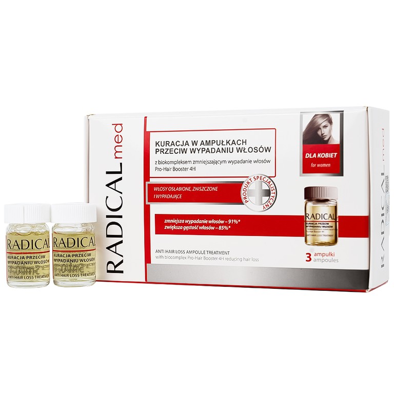 Tinh chất Radical Med Anti-Hair Loss làm sạch tóc và da đầu (3 ống x 5ml)