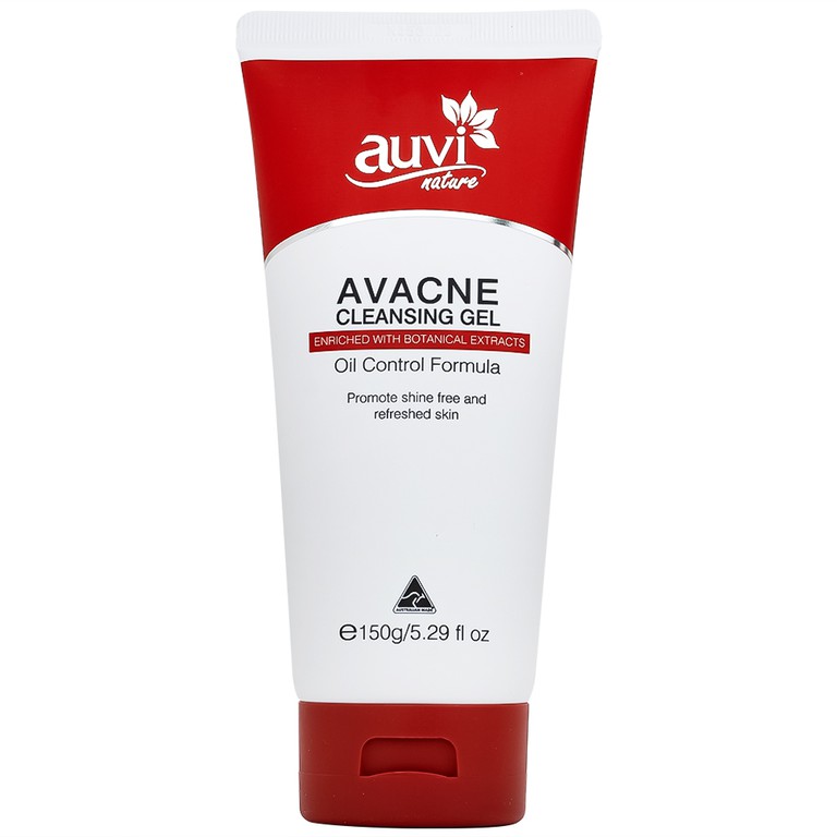 Gel rửa mặt Avacne Cleansing Auvi giúp làm sạch và giảm nhờn, dưỡng ẩm và se khít lỗ chân lông (150g)