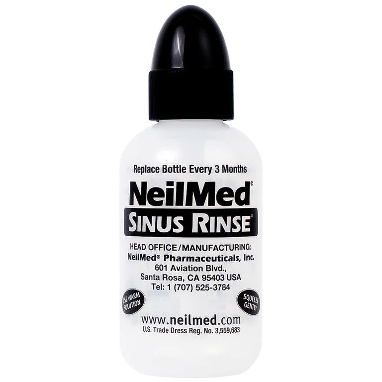 Bộ vệ sinh mũi 1 bình + 30 gói NeilMed Sinus Rinse Kids vệ sinh mũi xoang cho trẻ 