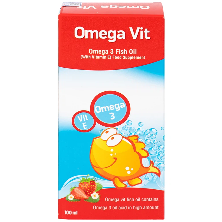 Thực phẩm bảo vệ sức khỏe Omega Vit Botafarma hỗ trợ tăng khả năng chống oxy hóa, tốt cho não bộ và mắt (100ml)