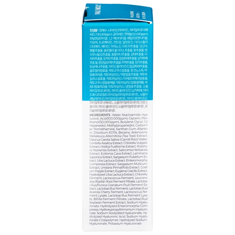 Serum Pax Moly Moisture Hyaluronic Acid 10% + B5 3% (Blue) giúp da mềm mịn, dưỡng ẩm, làm sáng da (30ml)