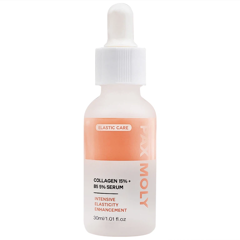 Serum Pax Moly Collagen 15% + B5 5% (Rose) giúp dưỡng ẩm, giảm nếp nhăn, cải thiện độ đàn hồi (30ml)