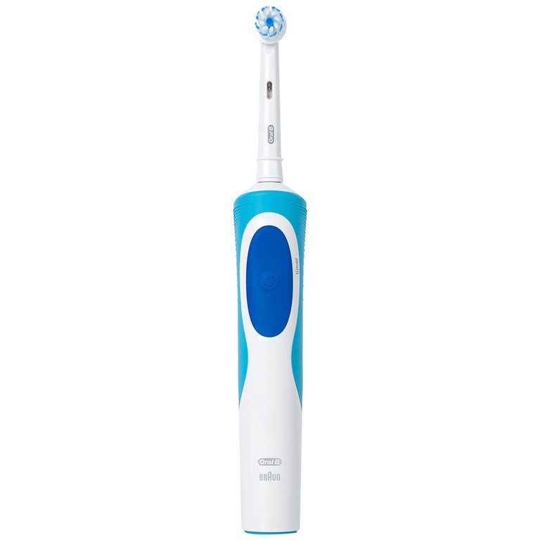 Bàn chải điện Oral-B Vitality Ultrathin D12.513 giúp làm sạch mảng bám trên răng, loại bỏ các vết ố răng