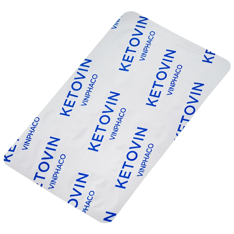 Thuốc Ketovin Vinphaco phòng ngừa và điều trị rối loạn chuyển hóa protein trong suy thận mạn (10 vỉ x 10 viên)