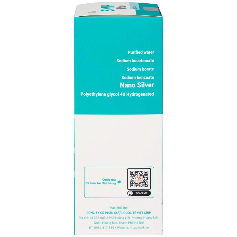 Nước súc miệng, họng SMH Pro Ag+++ 300ml Việt Sinh vệ sinh răng, miệng, ngăn ngừa hôi miệng