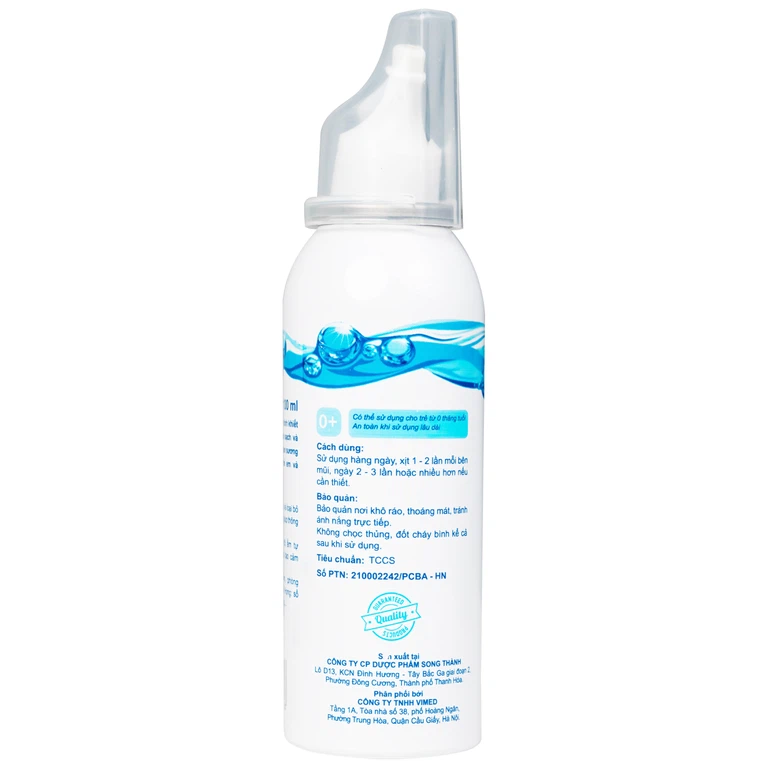 Dung dịch vệ sinh mũi Visaline Soft 100ml làm sạch niêm mạc mũi và loại bỏ các bụi bẩn, gỉ mũi