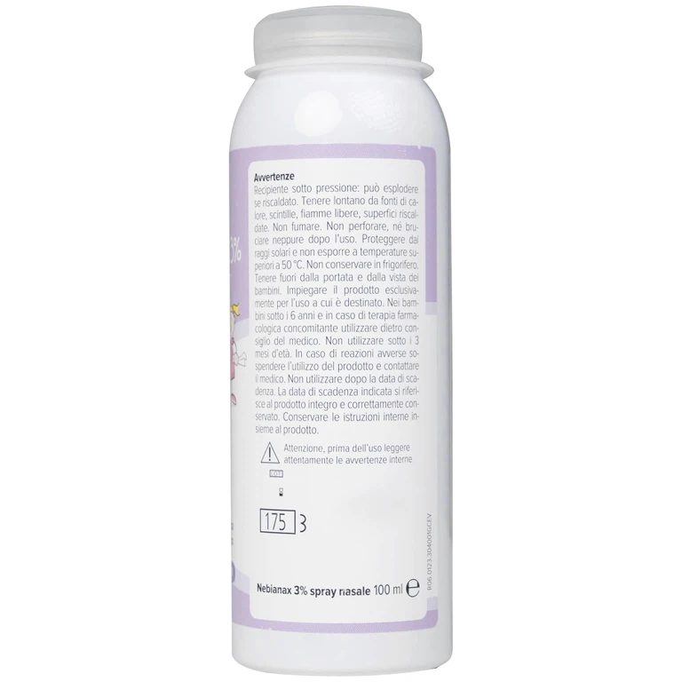 Dung dịch xịt mũi Nebianax 3% Spray Nasale 100ml Buona làm sạch đường mũi