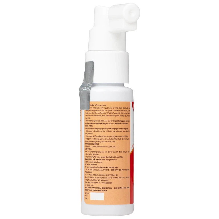 Xịt chống sâu răng Midkid 20ml DK Pharma hương táo - làm sạch khoang miệng, bảo vệ men răng