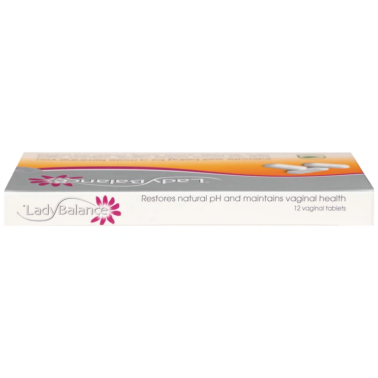 Viên đặt âm đạo LadyBalance giảm khí hư và mùi hôi âm đạo do nhiễm khuẩn âm đạo (1 vỉ x 12 viên)