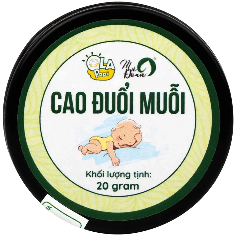 Cao đuổi muỗi Ola Papi hỗ trợ phòng cảm lạnh và tránh gió, giảm sưng tấy khi bị côn trùng đốt (20g)