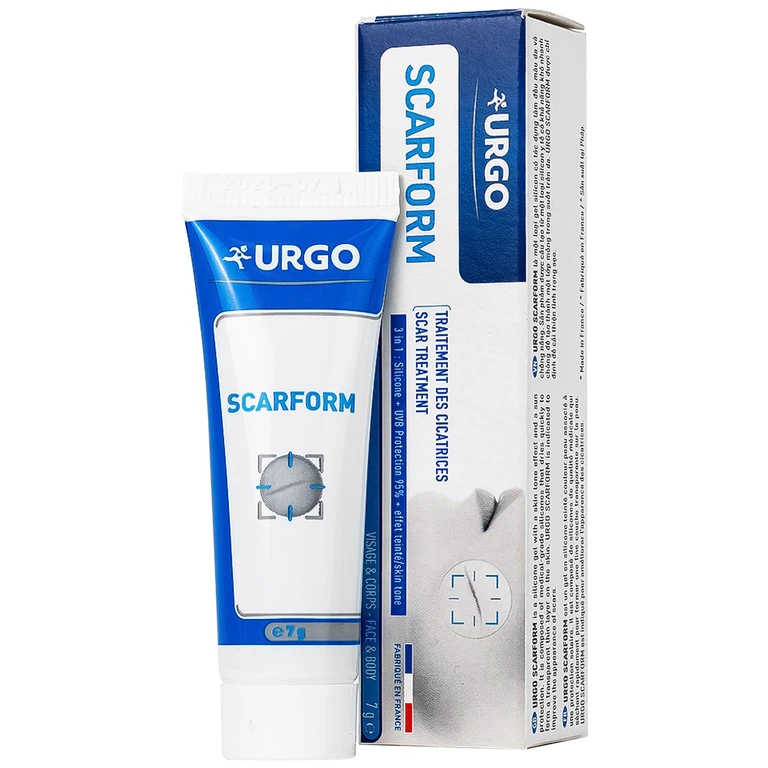 Gel điều trị sẹo phì đại, sẹo lồi và mờ thâm Urgo Scarform 7g