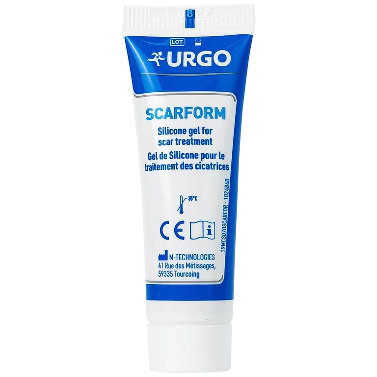 Gel điều trị sẹo phì đại, sẹo lồi và mờ thâm Urgo Scarform 7g