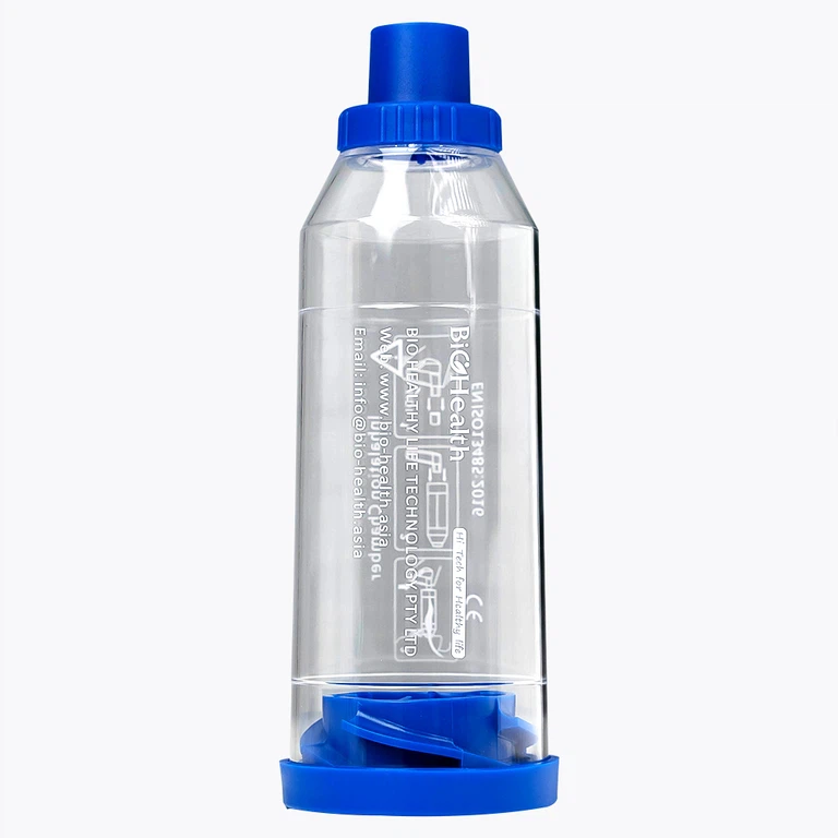 Buồng đệm khí dung Inhalation Chamber BH01 220ml Biohealth đưa thuốc vào bằng đường hô hấp