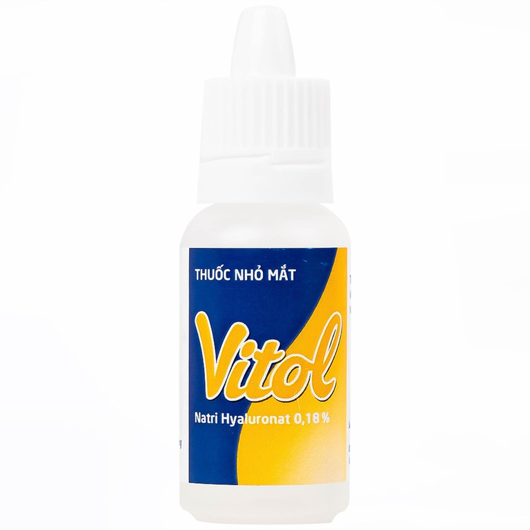 Thuốc nhỏ mắt Vitol 12ml Merap dùng cho các tình trạng khô mắt