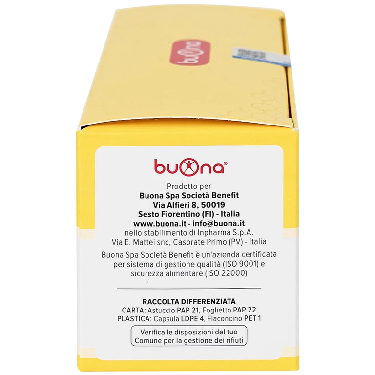 Dung dịch Bouna Energia Oro hỗ trợ bồi bổ sức khỏe, giúp tăng cường thể lực (10 lọ x 10ml)