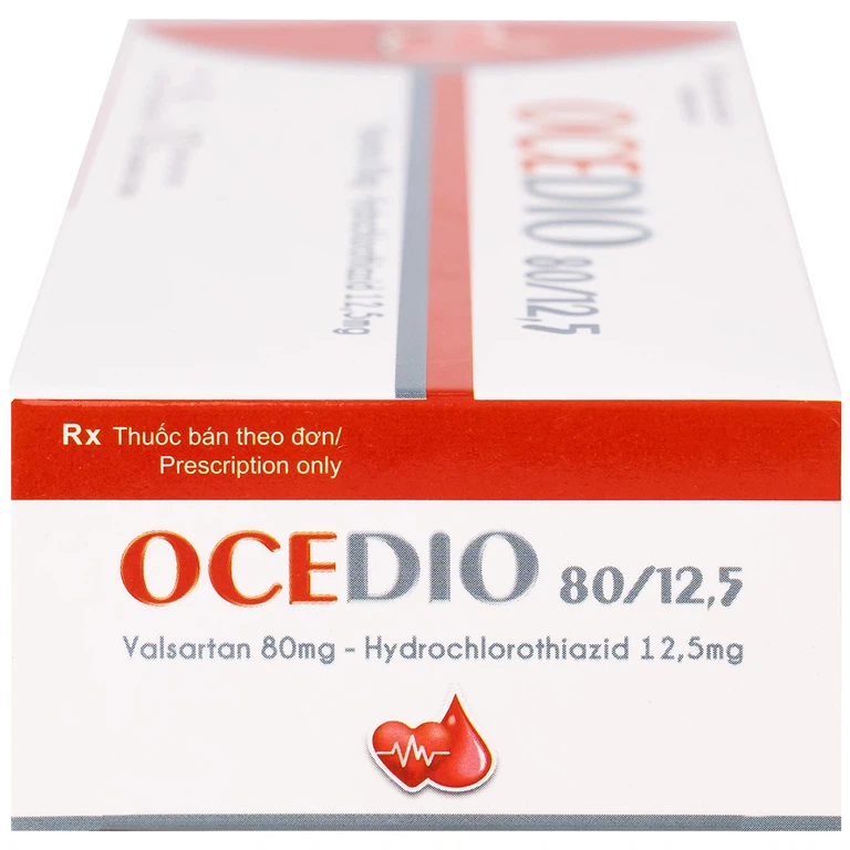 Thuốc Ocedio 80/12,5 VCP điều trị cao huyết áp (5 vỉ x 10 viên)