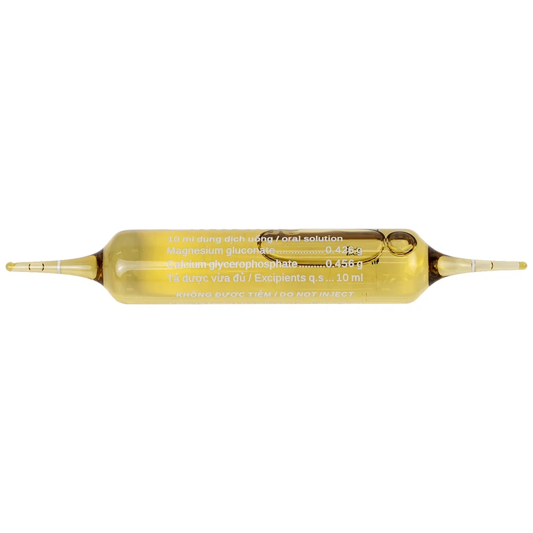Dung dịch uống Elnitine 10ml Stella bổ sung calcium và magnesium cho người bệnh (20 ống)