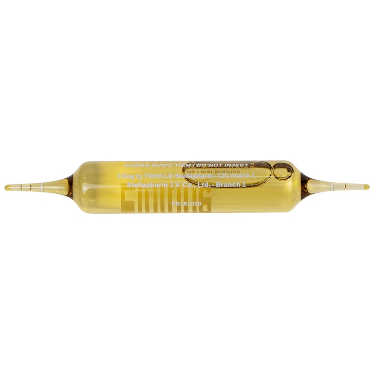 Dung dịch uống Elnitine 10ml Stella bổ sung calcium và magnesium cho người bệnh (20 ống)