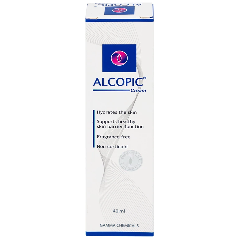 Kem Alcopic Gamma giảm ngứa, rát, đau do viêm da cơ địa, viêm da tiếp xúc (40ml)
