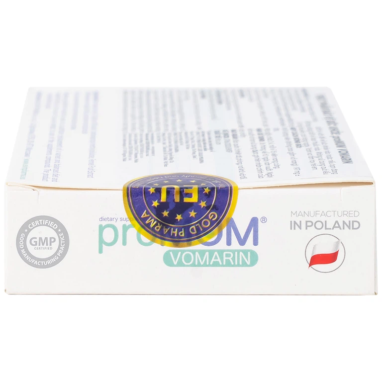 Viên uống proMUM Vomarin hỗ trợ giảm buồn nôn cho phụ nữ mang thai, tăng tiết sữa mẹ (2 vỉ x 15 viên)