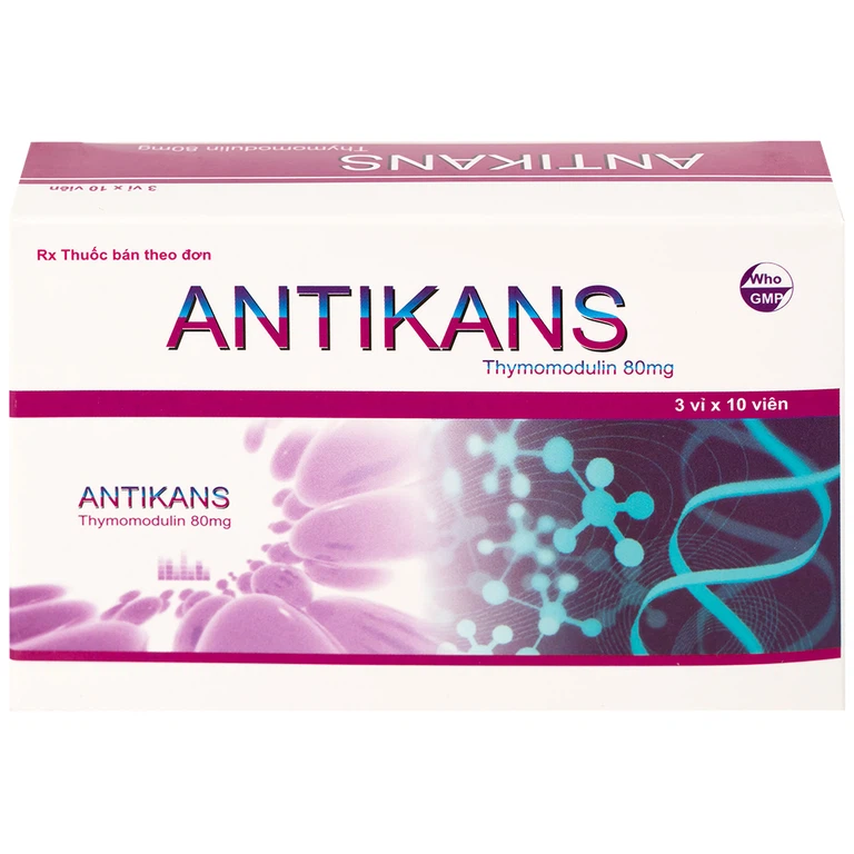 Thuốc Antikans Armephaco hỗ trợ tăng cường hệ miễn dịch (3 vỉ x 10 viên)