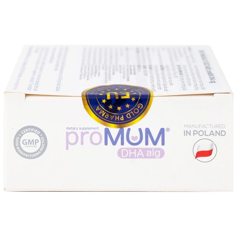 Viên uống proMUM DHA Alg bổ sung DHA cho phụ nữ có thai và cho con bú (3 vỉ x 10 viên)