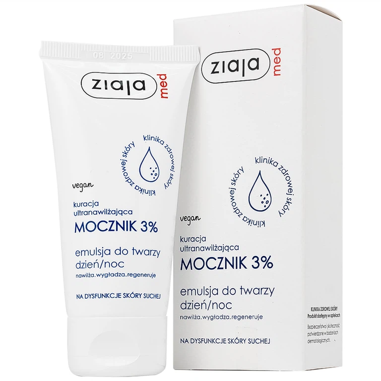 Nhũ tương mềm da 3% Urê Ziaja Med Mocznik 3% làm mềm, dưỡng ẩm, giảm khô da (50ml)