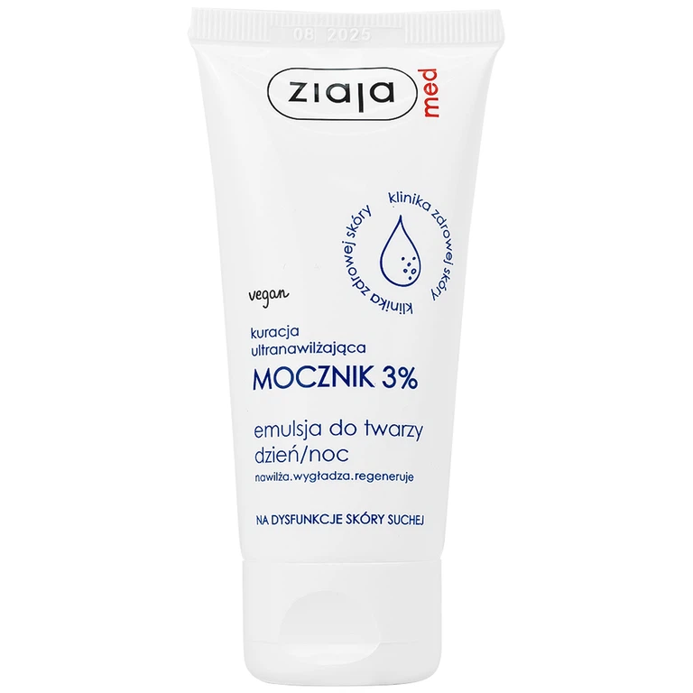 Nhũ tương mềm da 3% Urê Ziaja Med Mocznik 3% làm mềm, dưỡng ẩm, giảm khô da (50ml)