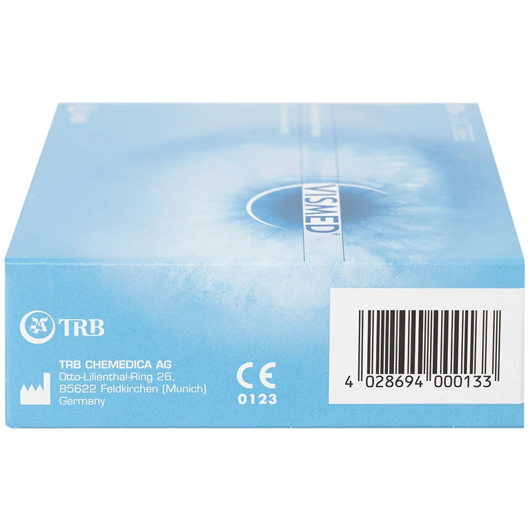 Dung dịch nhỏ mắt Vismed TRB Chemedica dùng cho khô mắt hoặc tổn thương bề mặt nhãn cầu (20 ống x 0.3 ml)
