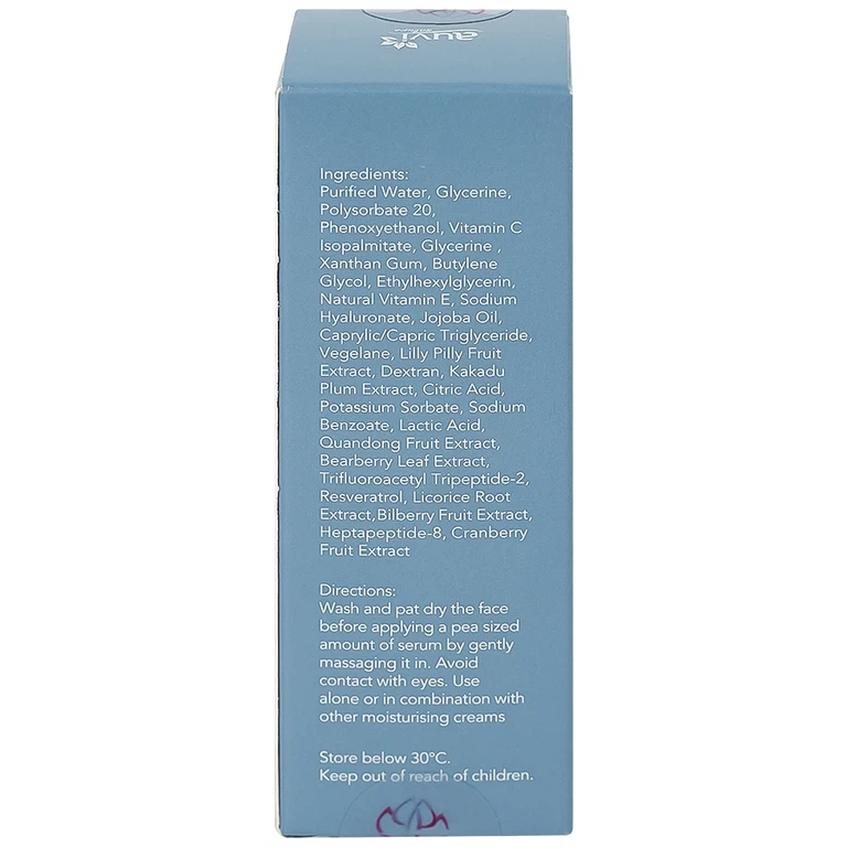 Serum Auvilys C Vitamin C 30ml Auvi Nature dùng ban ngày, dưỡng da, tăng cường độ ẩm, sáng da