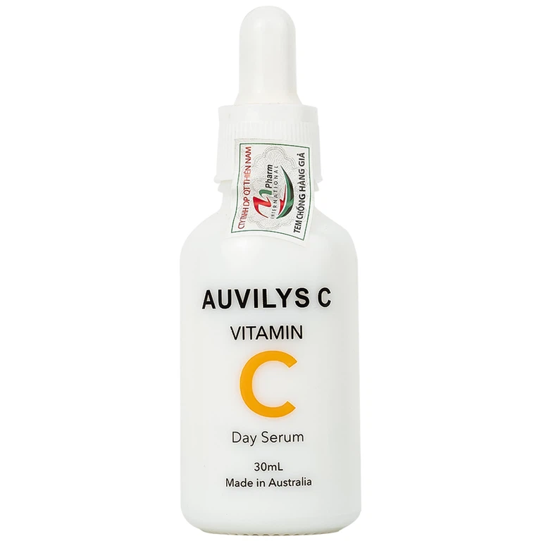 Serum Auvilys C Vitamin C 30ml Auvi Nature dùng ban ngày, dưỡng da, tăng cường độ ẩm, sáng da