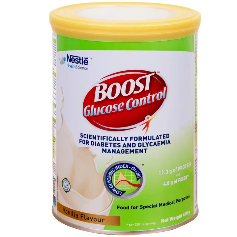 Sữa Boost Glucose Control Nestlé bổ sung dinh dưỡng cho người tiểu đường (400g)