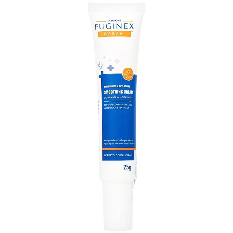 Kem bôi Fuginex Cream Dizigone 25g Terrapharm giúp làm sạch, kháng khuẩn, làm dịu da