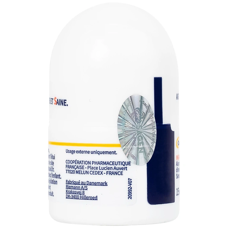 Lăn khử mùi EtiaXil Detranspirant Aisselles Peaux Normales đặc trị khử mùi hôi cho vùng da dưới cánh tay (15ml)