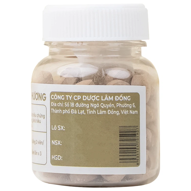Viên uống Lado Care Vân Mộc Hương giảm các triệu chứng đau bụng, đầy bụng, khó tiêu (80 viên)