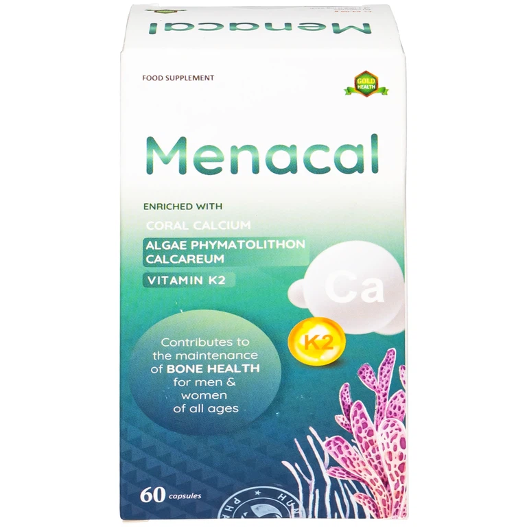 Viên uống Menacal Hòa Bình Hộp 60 viên