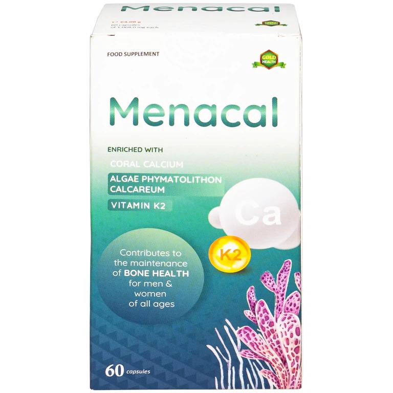 Viên uống Menacal Hòa Bình Hộp 60 viên