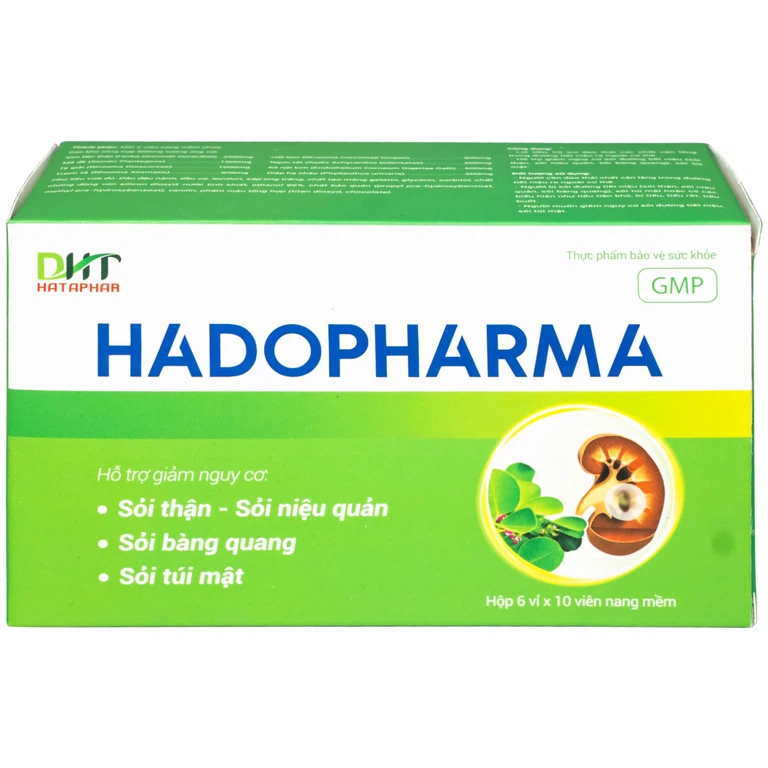 Thực phẩm bảo vệ sức khoẻ Hadopharma Hataphar (6 vỉ x 10 viên)