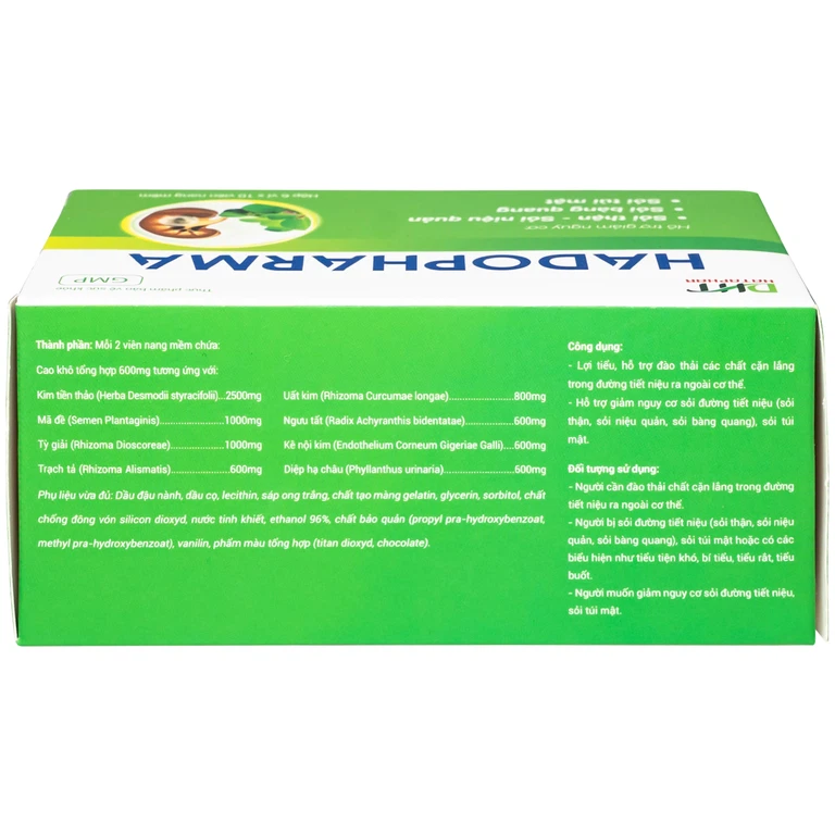 Thực phẩm bảo vệ sức khoẻ Hadopharma Hataphar (6 vỉ x 10 viên)