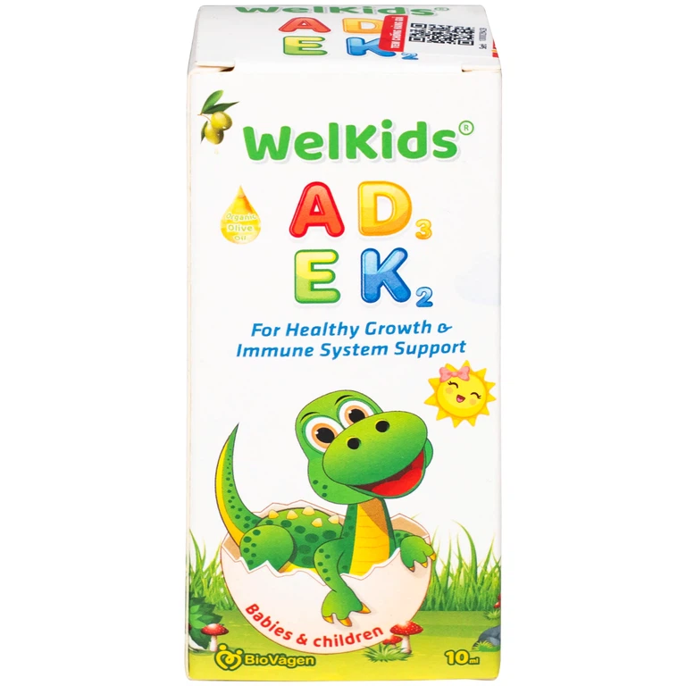 Thực phẩm bảo vệ sức khoẻ Welkids Adek (10ml)