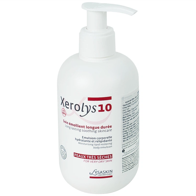 Kem dưỡng ẩm Xerolys 10 Thiên Nam dưỡng ẩm và cung cấp dưỡng chất cho da khô và da nhạy cảm (200 ml)