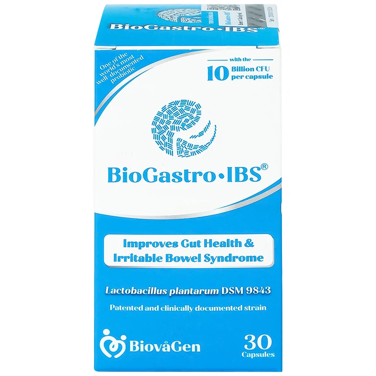 Viên uống BiogastroIBS BiovaGen bổ sung vi khuẩn có lợi giúp cân bằng hệ vi sinh đường ruột (30 viên)