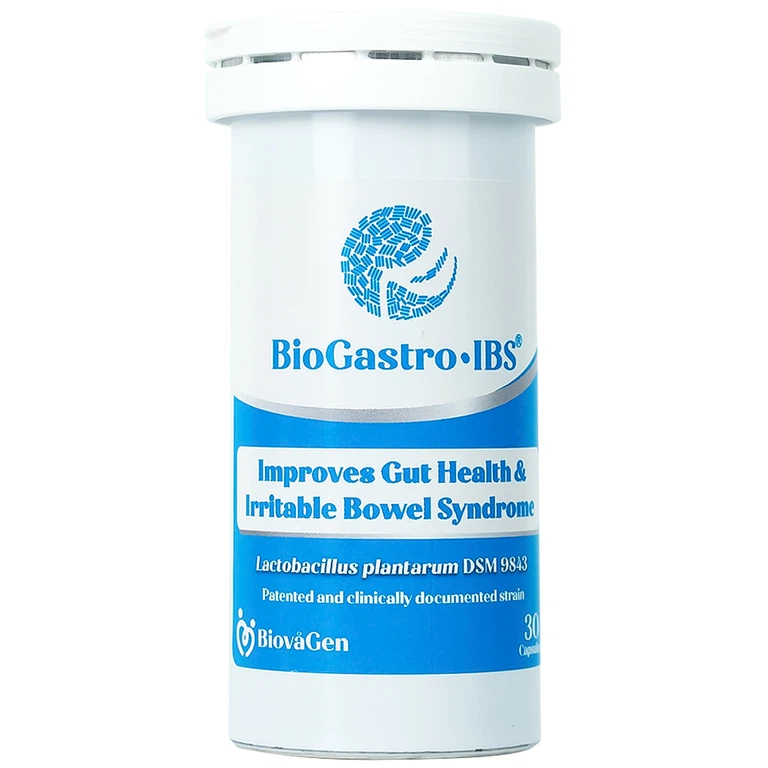 Viên uống BiogastroIBS BiovaGen bổ sung vi khuẩn có lợi giúp cân bằng hệ vi sinh đường ruột (30 viên)