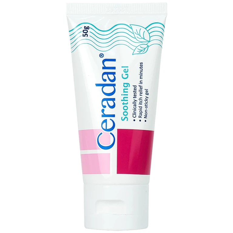 Gel Ceradan Soothing 50g làm dịu da, dành cho da ngứa, mẩn đỏ