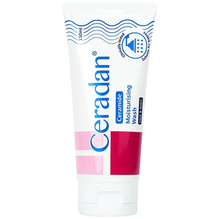 Sữa tắm dưỡng ẩm Ceradan Ceramide Moisturing Wash Face And Body dành cho mặt và toàn thân (150ml)