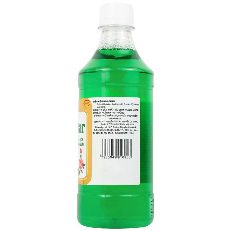 Dung dịch Gynofar 500ml Pharmedic vệ sinh cơ quan sinh dục ngoài