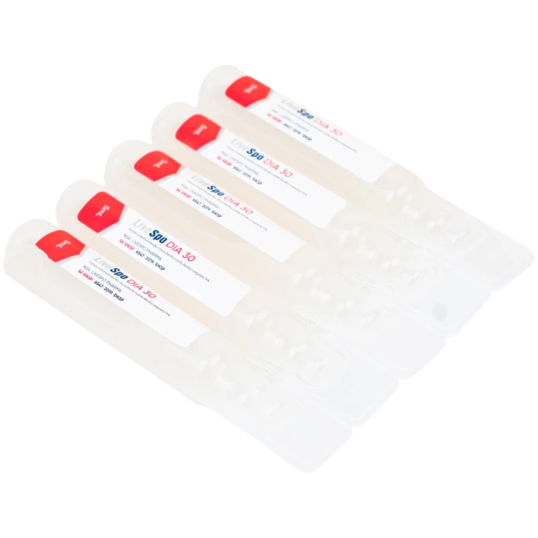 Bào tử lợi khuẩn Livespo DIA 30 hỗ trợ giảm các triệu chứng tiêu chảy cấp tính, rối loạn tiêu hoá (10 ống x 5ml)